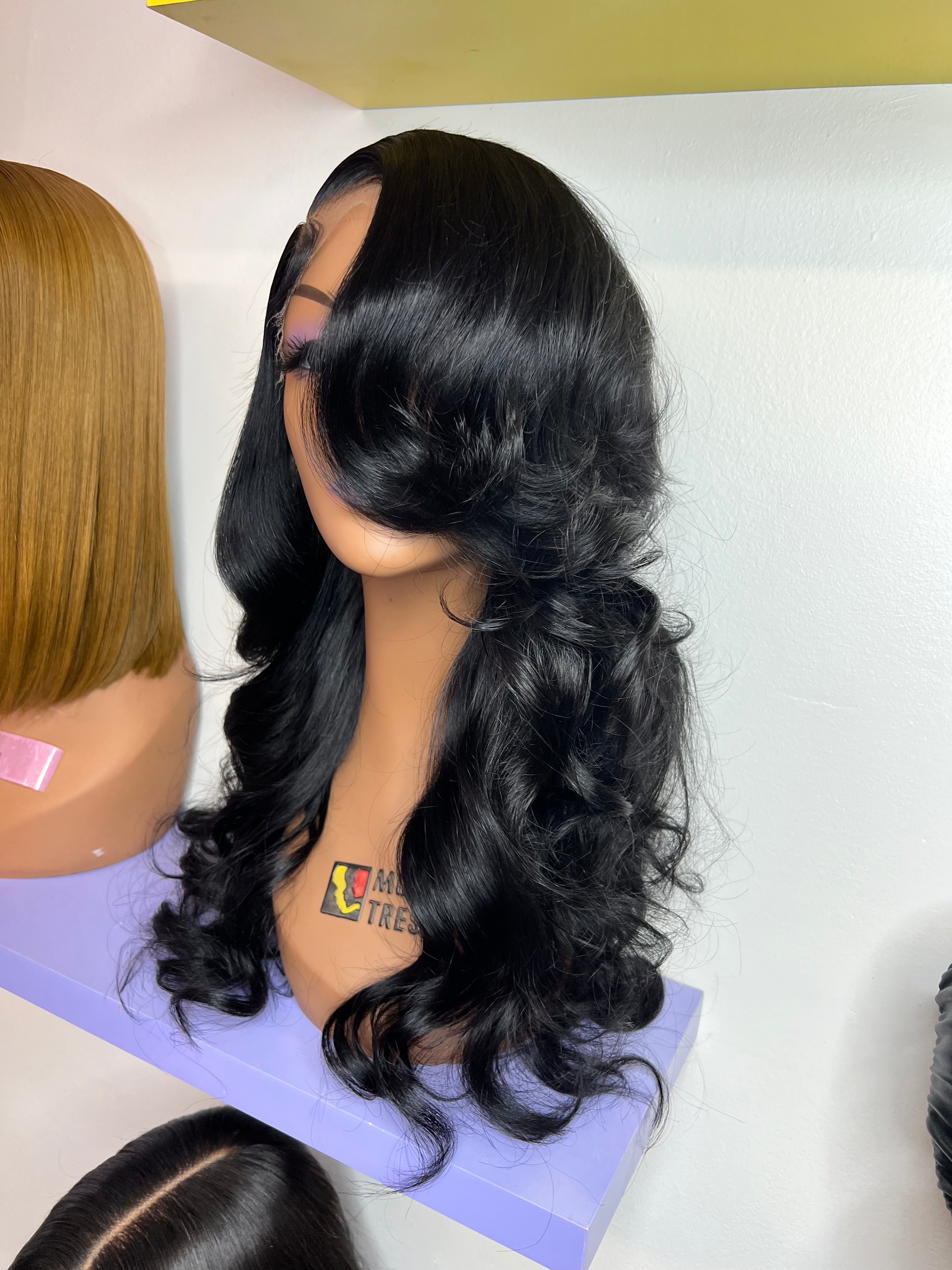 Nea lux custom wig (jet blk)